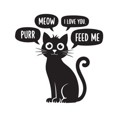 Cat svg t shirt vector design