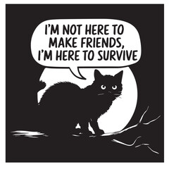 Cat svg t shirt vector design