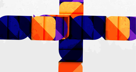 Grainy texture geometric abstract background. Vector Illustration For Wallpaper, Banner, Background, Card, Book Illustration, landing page