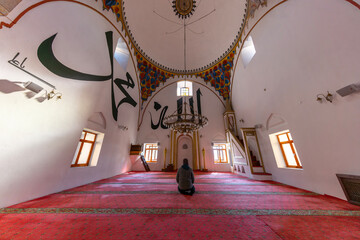 Obraz premium Ismail Bey Mosque and Complex is in Kastamonu, 