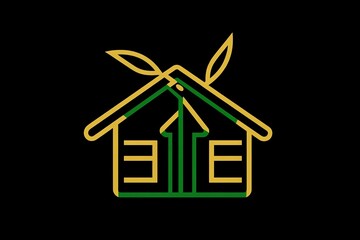 Sustainable Home Design Concept with Detailed Blueprint