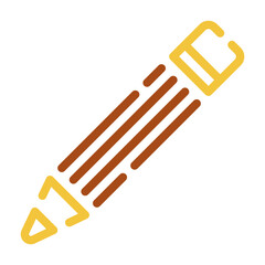 Stylized Pencil Icon for Creative Projects