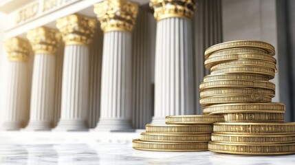 Crypto Versus Traditional Banking Concept Image