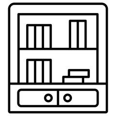 Bookshelf icon