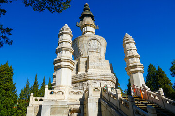 The Qinghuacheng Pagoda of Xihuang Temple in Chaoyang District, Beijing