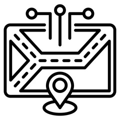 navigation system single icon