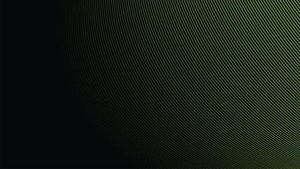 Black green abstract background with green stripes line for backdrop or presentation