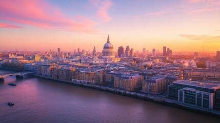 St. Paul's Cathedral at Sunset