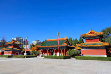 Naklejka premium Xihuang Temple, Chaoyang, Beijing, China