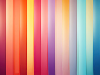 Fototapeta premium Fantastic A vibrant backdrop of colorful paper sheets in a variety of creative pastel colors