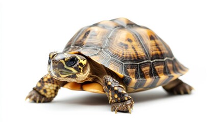 Photo of a tortise from up close
