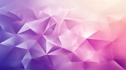 Abstract Geometric Shapes with Subtle Gradient in Vibrant Colors