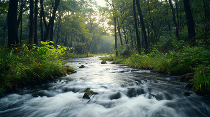 Obraz premium River Landscape