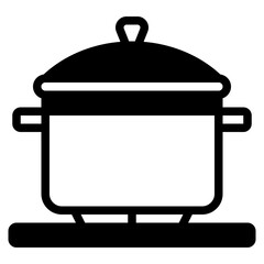 Simple Cooking Pot Icon