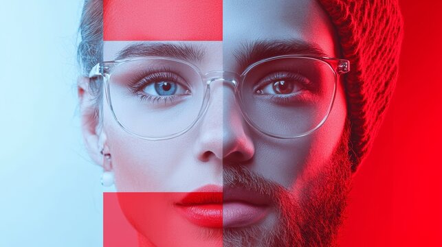 A promotional ad showcasing experts from diverse fields collaborating on a virtual platform with the tagline 'Connect. Share. Innovate.'