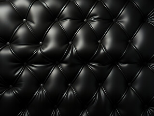 Naklejka premium Magnanimous Vintage black texture with elegant royal sofa leather upholstery pattern