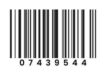 Barcode. Icon for design. Easily editable