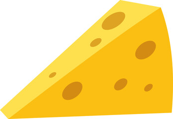 Cheese Slice Illustration