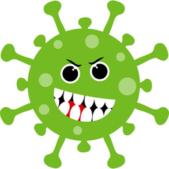 Virus Character Illustration