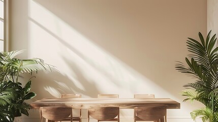 Modern dinning room interior