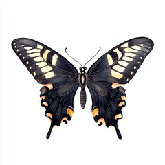 butterfly isolated on white