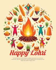 Happy Maha Shivratri Lord Shiva with Har Har Mahadeva Social Media Post template banner
