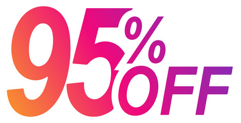 Gradient 95 percent off discount