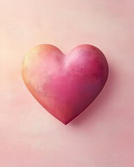 Fototapeta premium Big bold heart-shaped design transitioning Valentine Bold Valentine Heart Art Dynamic Heart Design Transitioning Love Symbol.Vivid Valentine Heart scape.Bold Romantic Expression