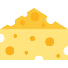 Cheese Flat Illustration