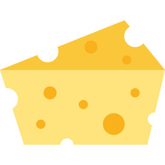 Cheese Flat Illustration