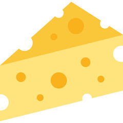 Cheese Flat Illustration