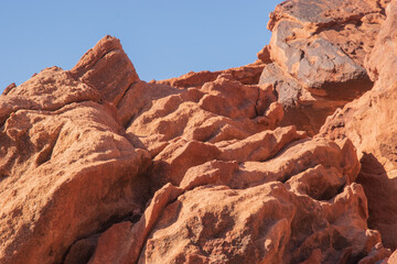 Fototapeta premium Namibia's stones - geological features of the desert.