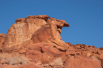 Namibia's stones - geological features of the desert.