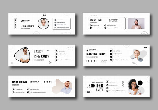 Email Signature Layout Template