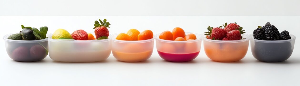 A colorful babysafe mesh feeder for fruit and vegetables