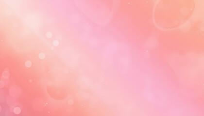 Abstract Pink Background With Soft Bokeh Lights