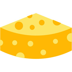 Cheese Flat Illustration