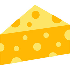 Cheese Flat Illustration