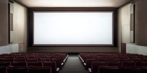 Blank billboard displayed on the wall serves as a canvas for advertisements. This blank billboard offers endless possibilities for creative messaging and bold visual promotions.