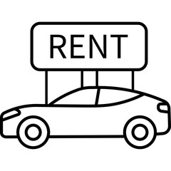 Car Rent Icon