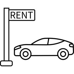 Car Rent Icon
