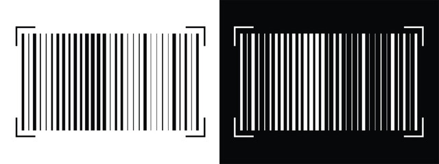 Barcode product distribution icon. Vector illustration on isolated transparent background. Business concept barcode pictogram. vector in eps 10.