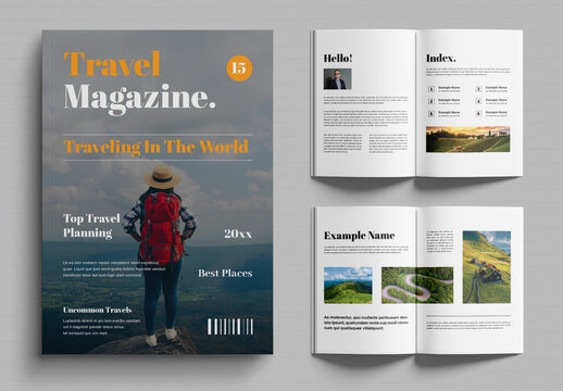 Travel Magazine Design