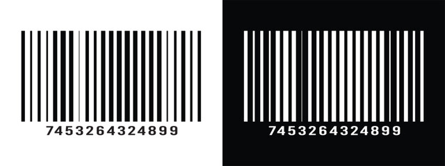 Barcode vector icon. Trendy bar code for web icon. Abstract barcode vector icon illustration. Scanning barcode icon in eps 10.