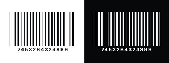 Bar code vector cartoon icon. Vector illustration barcode on white background. Isolated cartoon illustration in eps 10.	