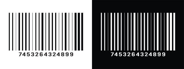 Bar code vector cartoon icon. Vector illustration barcode on white background. Isolated cartoon illustration in eps 10.	