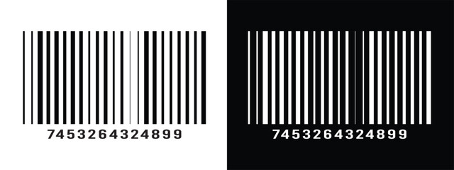 Bar code vector cartoon icon. Vector illustration barcode on white background. Isolated cartoon illustration in eps 10.	