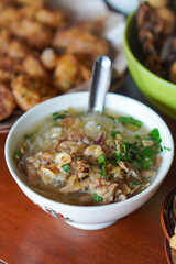 The delicious of traditional Indonesian food in Purwokerto City, Central Java, Indonesia. It Was taken on December 10, 2024 by a professional. It's a nice food with Indonesian culture