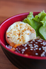 The delicious of traditional Indonesian food in Purwokerto City, Central Java, Indonesia. It Was taken on December 10, 2024 by a professional. It's a nice food with Indonesian culture