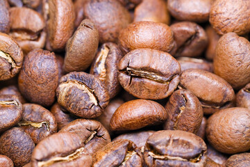 Still life photography of coffee beans, Panama Montenegro Estate Caturra